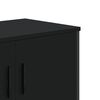 vidaXL TV Cabinet Black 122x34x41 cm Engineered Wood
