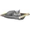 Kerbl Wall-Mounted Cat Hammock Tofana 45x40 cm Grey 81544