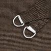 vidaXL Sunshade Sail 160 g/m&sup2; Brown 4x4x5.8 m HDPE