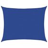vidaXL Sunshade Sail 160 g/m&sup2; Rectangular Blue 6x8 m HDPE