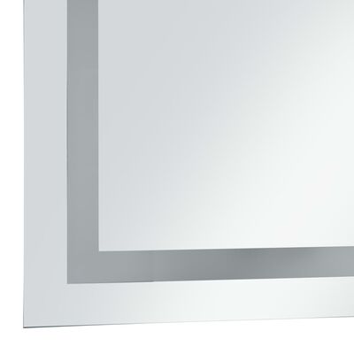 vidaXL Bathroom LED Mirror with Touch Sensor 50x60 cm