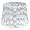 vidaXL Ceiling Lamp Shade White &Oslash;45x28 cm Wicker