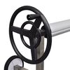 vidaXL Pool Cover Roller with Stainless steel Base