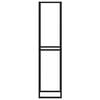 vidaXL Firewood Rack Black 50x30x209 cm Steel