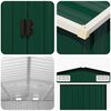 vidaXL Garden Shed Green 257x990x181 cm Galvanised steel