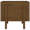 vidaXL Garden Planter Honey Brown 62x50x57 cm Solid Wood Pine