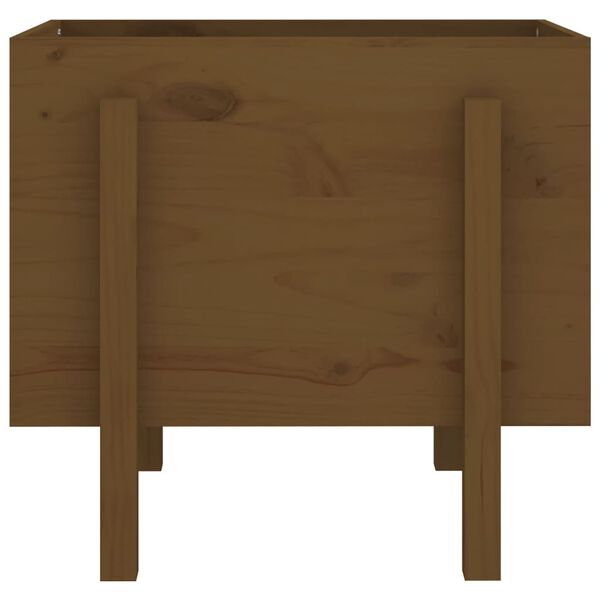 vidaXL Garden Planter Honey Brown 62x50x57 cm Solid Wood Pine