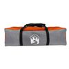 vidaXL Camping Tent Tunnel 1-Person Grey and Orange Waterproof
