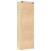 vidaXL Storage Cabinet Sonoma Oak 70x42.5x225 cm Engineered Wood