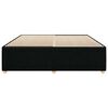 vidaXL Bed Frame without Mattress Black Super King Fabric