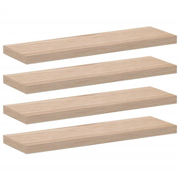 vidaXL Floating Shelves 4 pcs 80x23.5x4 cm Engineered Wood