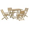 vidaXL 7 Piece Garden Dining Set Solid Wood Acacia