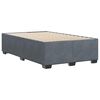 vidaXL Bed Frame without Mattress Dark Grey Double Velvet