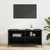vidaXL TV Cabinet Black Oak 100 x 40 x 50 cm Engineered Wood