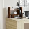 vidaXL Desk Organiser Smoked Oak 38.5x17x39 cm Engineered wood