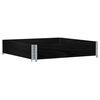 vidaXL Pallet Collar Black 100x100 cm Solid Wood Pine