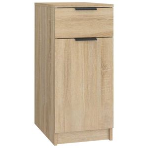 vidaXL Desk Cabinet Sonoma Oak 33,5x50x75 cm Engineered Wood