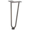 vidaXL Hairpin Legs for Coffee Table 4 pcs Natural Steel 30 cm Solid Steel