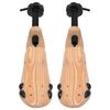 vidaXL Shoe Trees 2 Pairs Size 41-46 Solid Pine Wood