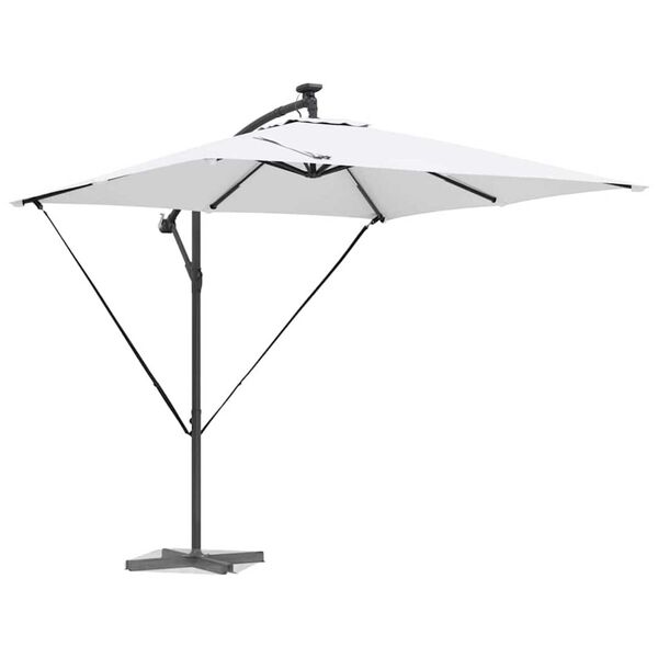 vidaXL Cantilever Banana Parasol Sand 249 x 249 x 250 cm