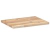 vidaXL Floating Shelf 60x30x2 cm Untreated Solid Wood Acacia