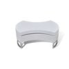 vidaXL Coffee Table Shape-adjustable High Gloss White
