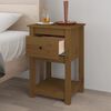 vidaXL Bedside Cabinets 2 pcs Honey Brown 40x35x61.5cm Solid Wood Pine