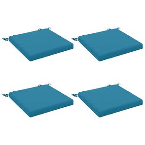 vidaXL 4-Piece Seat Cushions SOEST 4 pcs 100% Polyester Light Blue