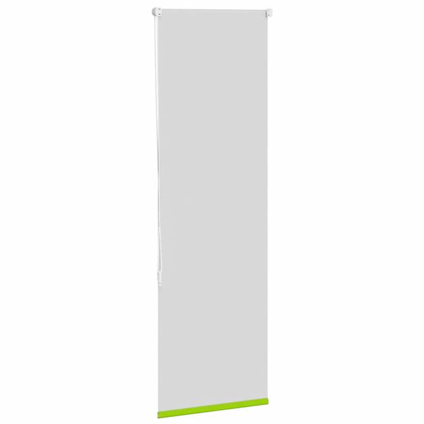 vidaXL Roller Blind Blackout Leaves Green 60x130 cm Fabric Width 55.7 cm Polyester