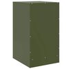 vidaXL Bedside Cabinet Olive Green 34.5x39x62 cm Steel