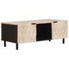 vidaXL Coffee Table White 100 x 54 x 40 cm Solid Mango Wood