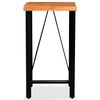 vidaXL Bar Table Solid Acacia Wood 60x60x107 cm