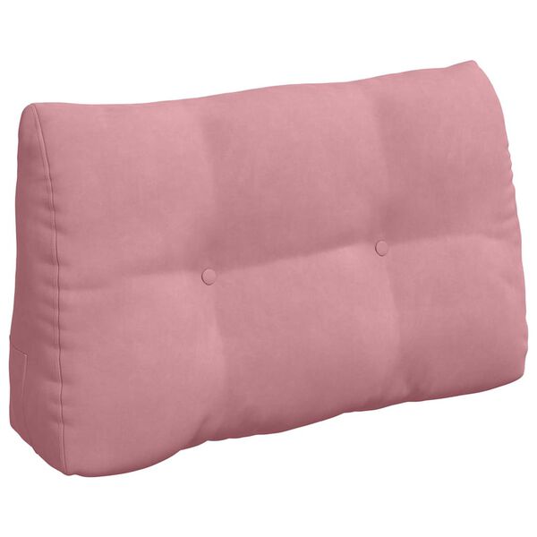 vidaXL Back Pillow Pink 80 x 24 x 50 cm Velvet
