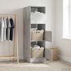 vidaXL Laundry Cabinet Concrete 50 x 68 x 162 cm Engineered wood