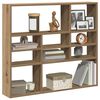 vidaXL Wall Shelf Artisan Oak 90x16x78 cm Engineered Wood
