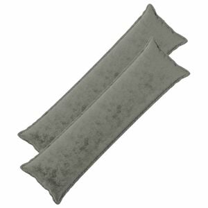 vidaXL Cushion Cover 2 pcs HOUTEN Dark Grey 40 x 145 cm Flannel