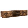 vidaXL Wooden Cabinet Smoked Oak 150 x 39 x 30 cm Engineered Wood