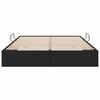 vidaXL Storage Bed with Mattress Black 135 x 190 cm Fabric