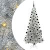 vidaXL Christmas Tree Silver 210 cm PET