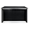 vidaXL Garden Shed with Sliding Doors Anthracite 329.5x312x178 cm Steel