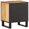 vidaXL Bedside Cabinets 2 pcs 40x34x46 cm Solid Wood Rough Mango