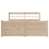 vidaXL Bed Frame with Headboard without Mattress 160x200 cm