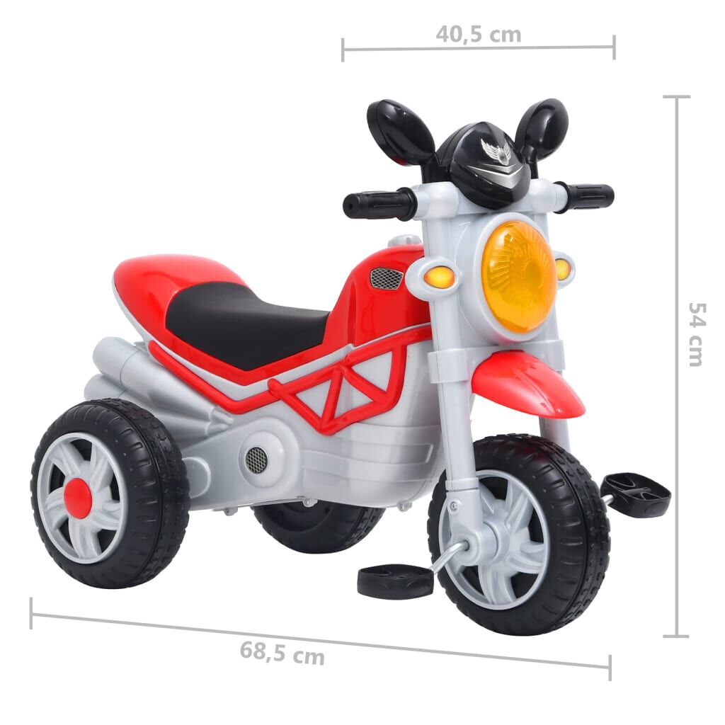 Red toy bike top