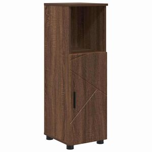 vidaXL Bathroom Cabinet with Storage Brown Oak 30 x 35 x 95 cm