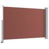 vidaXL Patio Retractable Side Awning 160x300 cm Brown