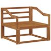 vidaXL Outdoor Middle Sofa Solid Acacia Wood Natural