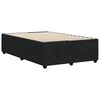 vidaXL Bed Frame without Mattress Black 120x190 cm Small Double Velvet