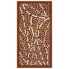 vidaXL Garden Wall Decoration 105x55 cm Corten Steel Leaf Design
