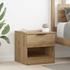 vidaXL Bed Cabinet 2 pcs Artisan Oak 40 x 39 x 40cm Engineered Wood