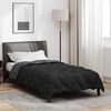 vidaXL Winter Duvet Black and Anthracite 220 x 155 cm Microfiber